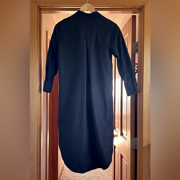 Anthropologie Maeve The Soren Longsleeve Black Shirt Dress Size Small - Picture 7 of 12
